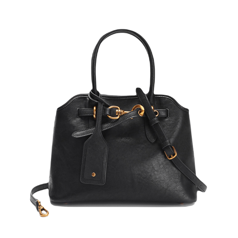 Cool Limited Edition THE REAL LEATHER Top Handle Bag - Greentaya