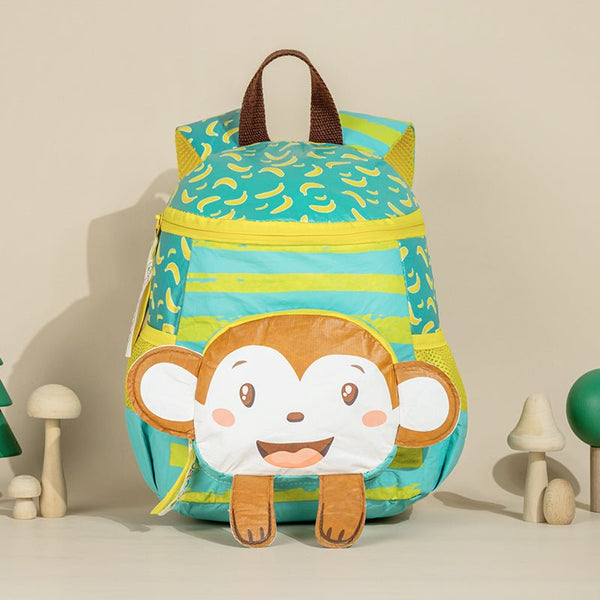 Monkey Mushroom Tyvek Paper Backpack for Kids ES21002 - 08 - Greentaya